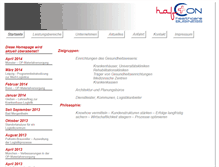 Tablet Screenshot of hafcon.de
